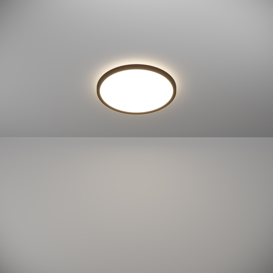 Eglo - LED loftlampe til badeværelse LED/13,9W/230V 2700/4000/6500K diameter 30 cm IP44 sort
