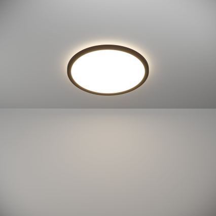 Eglo - LED loftlampe til badeværelse LED/18,5W/230V 2700K/4000K/6500K diameter 38,9 cm IP44 sort