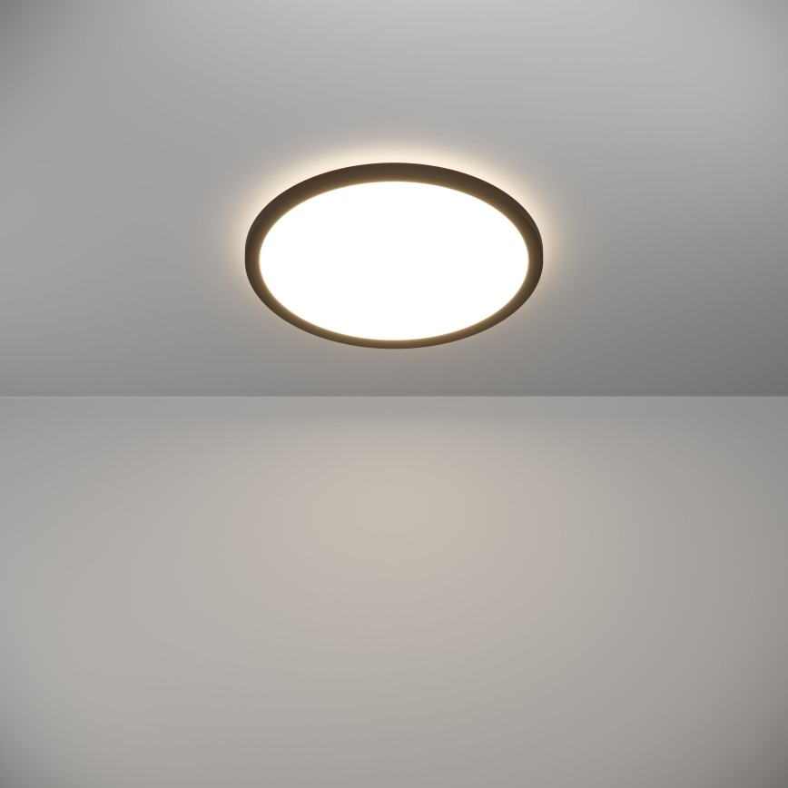 Eglo - LED loftlampe til badeværelse LED/18,5W/230V 2700K/4000K/6500K diameter 38,9 cm IP44 sort