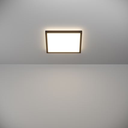 Eglo - LED loftlampe til badeværelse LED/13,4W/230V 2700/4000/6500K 29x29 cm IP44 sort