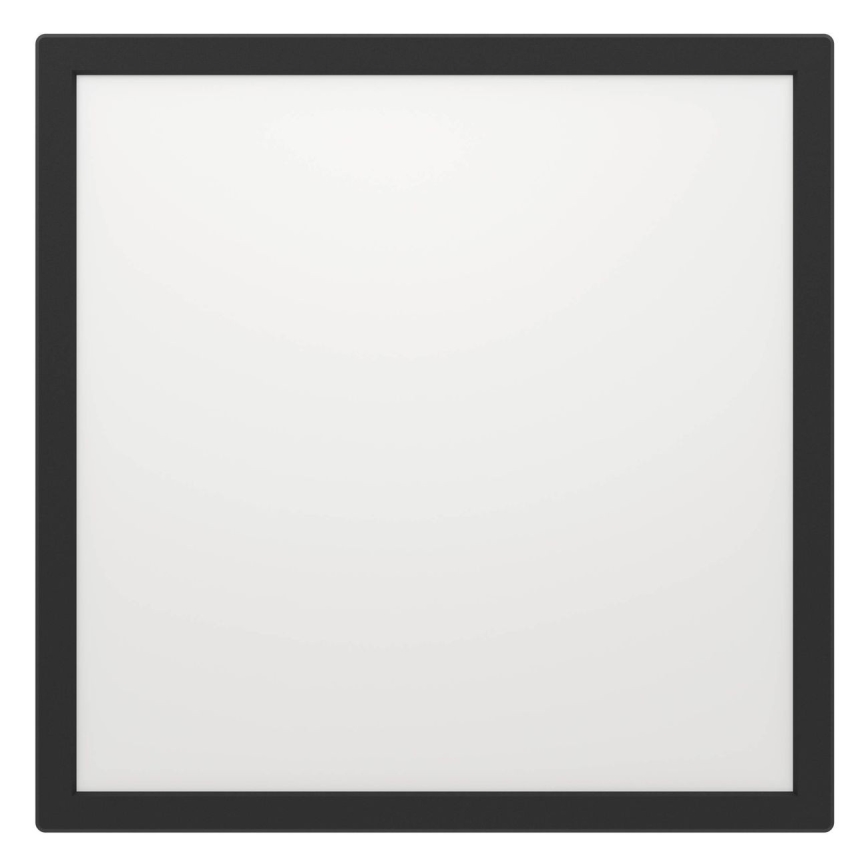 Eglo - LED loftlampe til badeværelse LED/17,6W/230V 2700/4000/6500K 39x39 cm IP44 sort