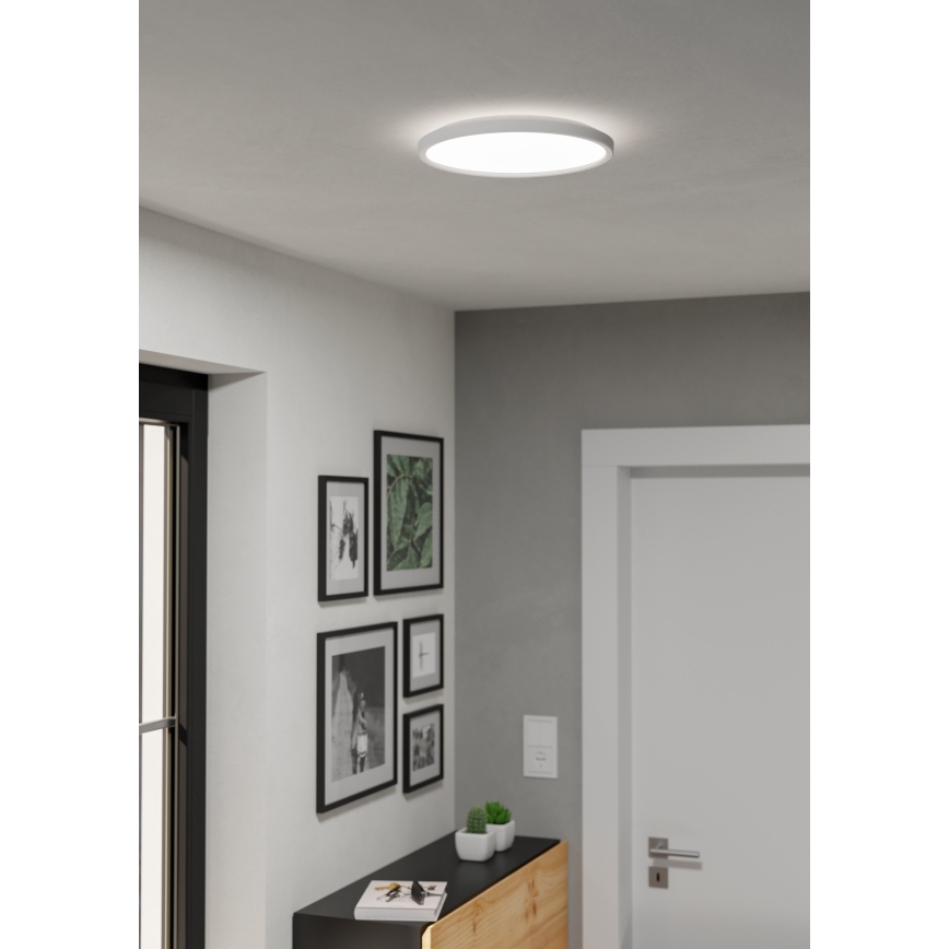 Eglo - LED loftlampe til badeværelse LED/13,9W/230V 2700/4000/6500K diameter 30 cm IP44 hvid