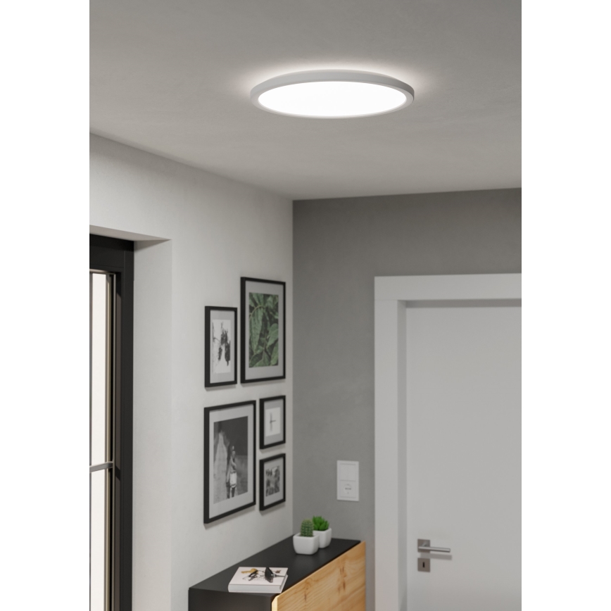 Eglo - LED loftlampe til badeværelse LED/18,5W/230V 2700/4000/6500K diameter 38,9 cm IP44 hvid