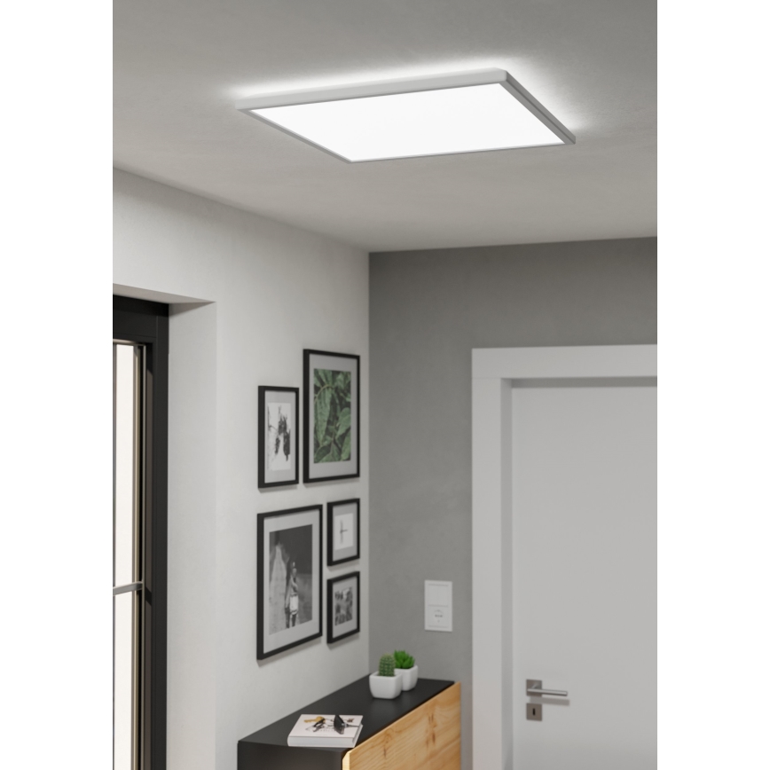 Eglo - LED loftlampe til badeværelse LED/17W/230V 2700/4000/6500K 50x50 cm IP44 hvid