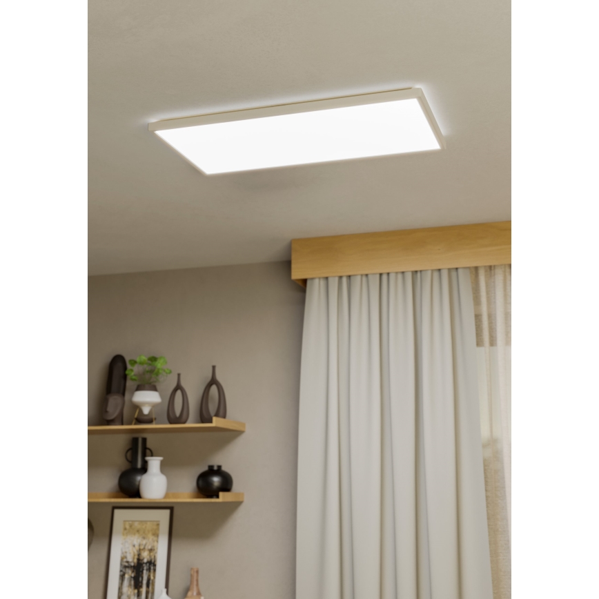 Eglo - LED loftlampe til badeværelse LED/17,2W/230V 2700/4000/6500K 30x57 cm IP44 hvid