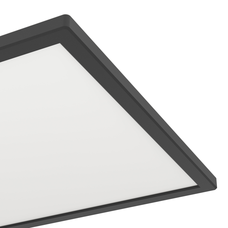 Eglo - LED loftlampe til badeværelse dæmpbar LED/17,6W/230V 2700-6500K 39x39 cm IP44 sort + fjernbetjening