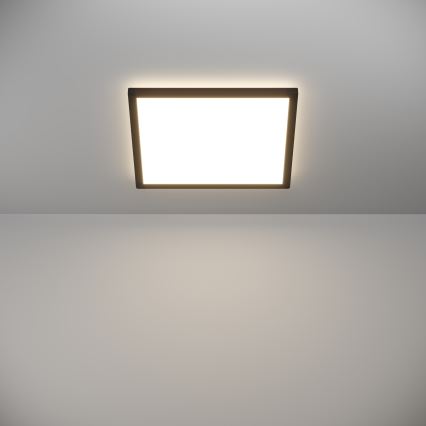 Eglo - LED loftlampe til badeværelse dæmpbar LED/17,6W/230V 2700-6500K 39x39 cm IP44 sort + fjernbetjening