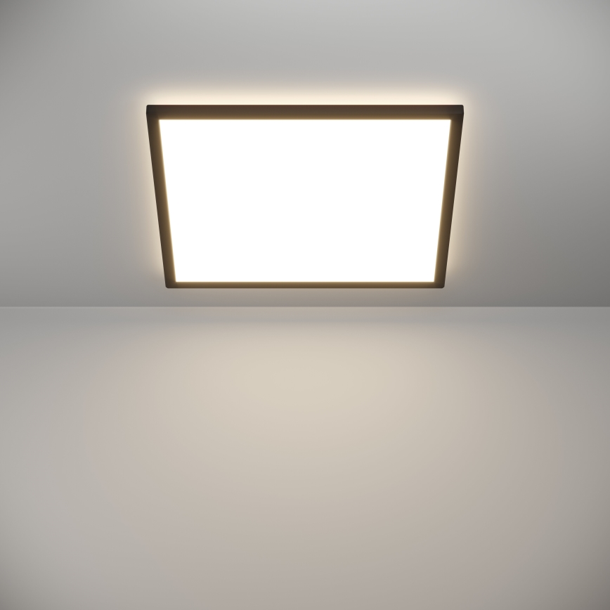 Eglo 901457 - LED loftlampe til badeværelse dæmpbar LED/17W/230V 2700-6500K 50x50 cm IP44 sort + fjernbetjening