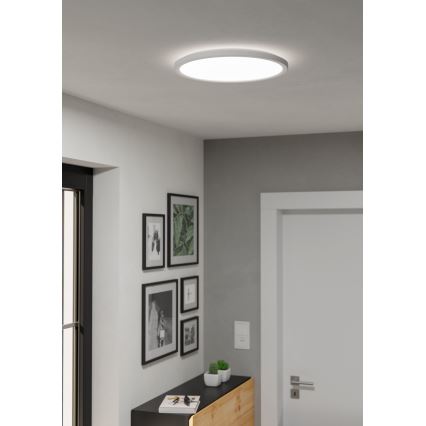 Eglo - LED loftlampe til badeværelse dæmpbar LED/18,5W/230V 2700-6500K diameter 38,9 cm IP44 hvid + fjernbetjening