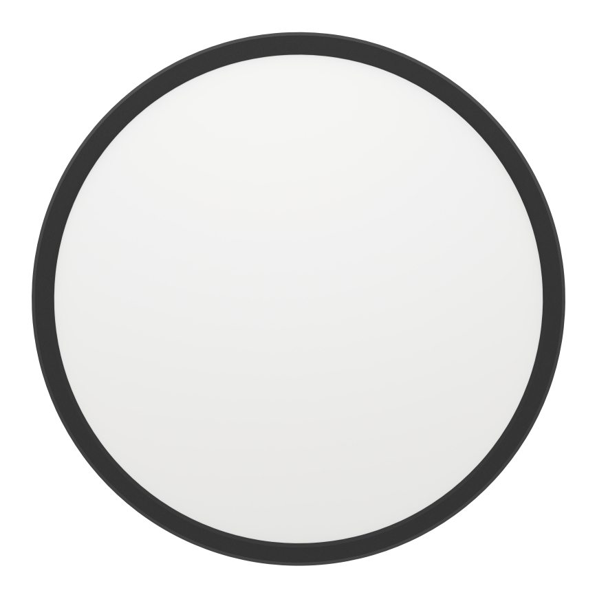 Eglo - LED loftlampe til badeværelse m. RGBW-farver dæmpbar LED/13,9W/230V 2700-6500K diameter 30 cm IP44 sort ZigBee
