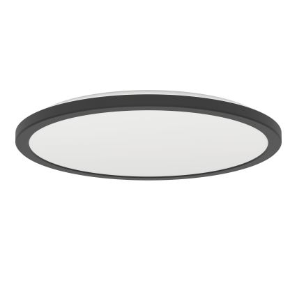 Eglo - LED m. RGBW-farver Loftlampe til badeværelse dæmpbar LED/18,5W/230V 2700-6500K pr.38,9cm IP44 sort ZigBee