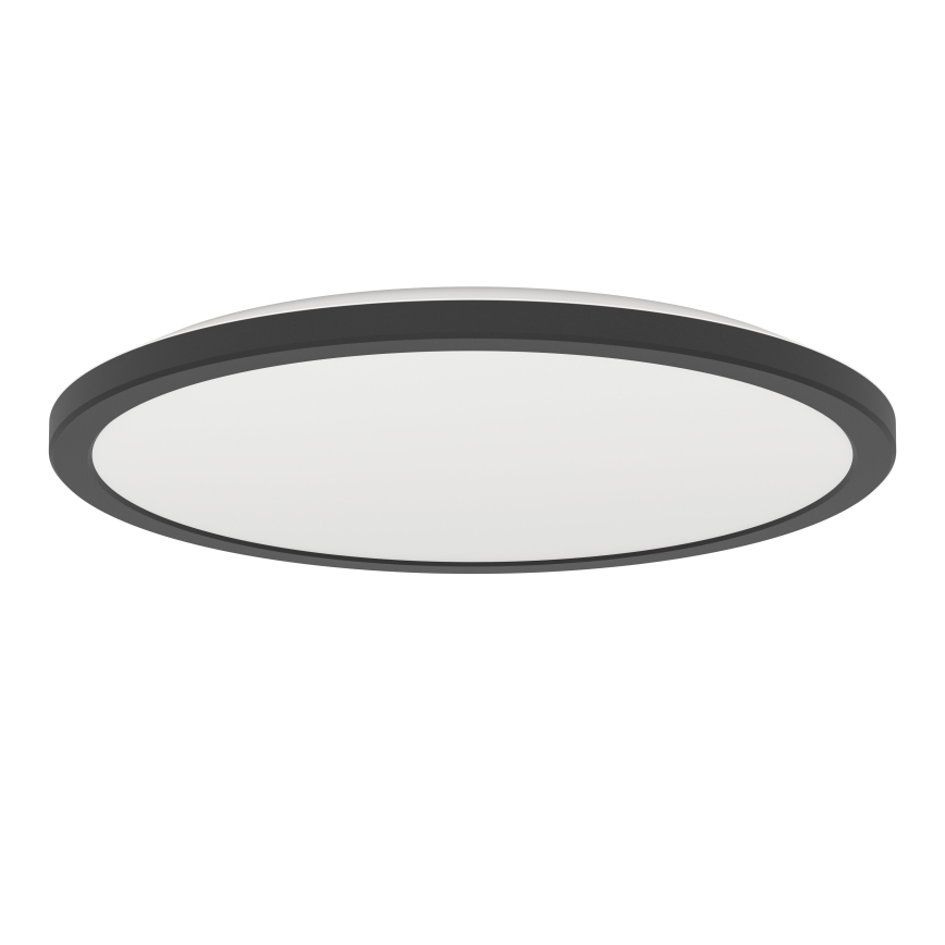 Eglo - LED m. RGBW-farver Loftlampe til badeværelse dæmpbar LED/18,5W/230V 2700-6500K pr.38,9cm IP44 sort ZigBee