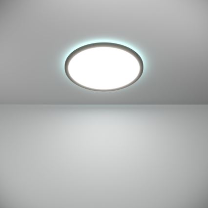 Eglo - LED m. RGBW-farver Loftlampe til badeværelse dæmpbar LED/18,5W/230V 2700-6500K pr.38,9cm IP44 sort ZigBee
