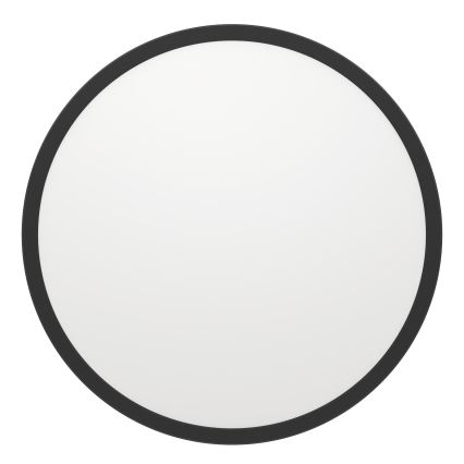 Eglo - LED m. RGBW-farver Loftlampe til badeværelse dæmpbar LED/16,8W/230V 2700-6500K diameter 50 cm IP44 sort ZigBee