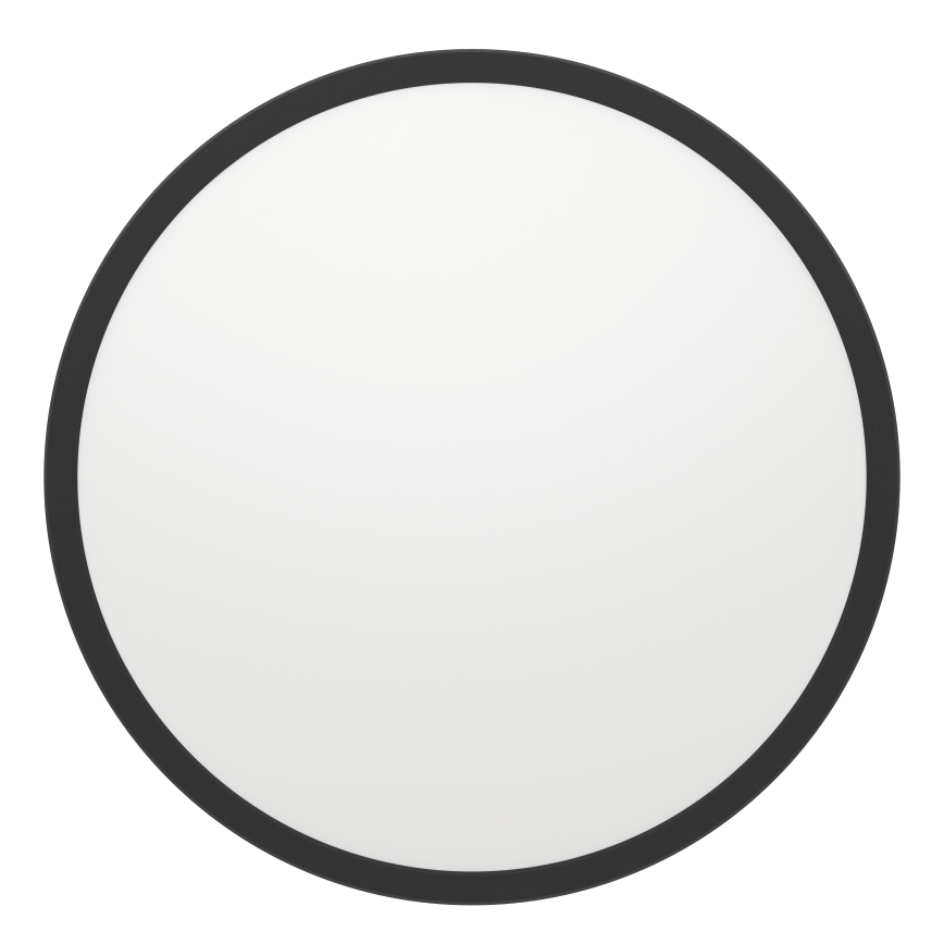 Eglo - LED m. RGBW-farver Loftlampe til badeværelse dæmpbar LED/16,8W/230V 2700-6500K diameter 50 cm IP44 sort ZigBee