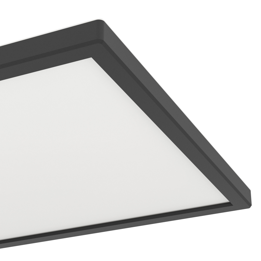Eglo - LED m. RGBW-farver Loftlampe til badeværelse dæmpbar LED/13,4W/230V 2700-6500K 29x29 cm IP44 sort
