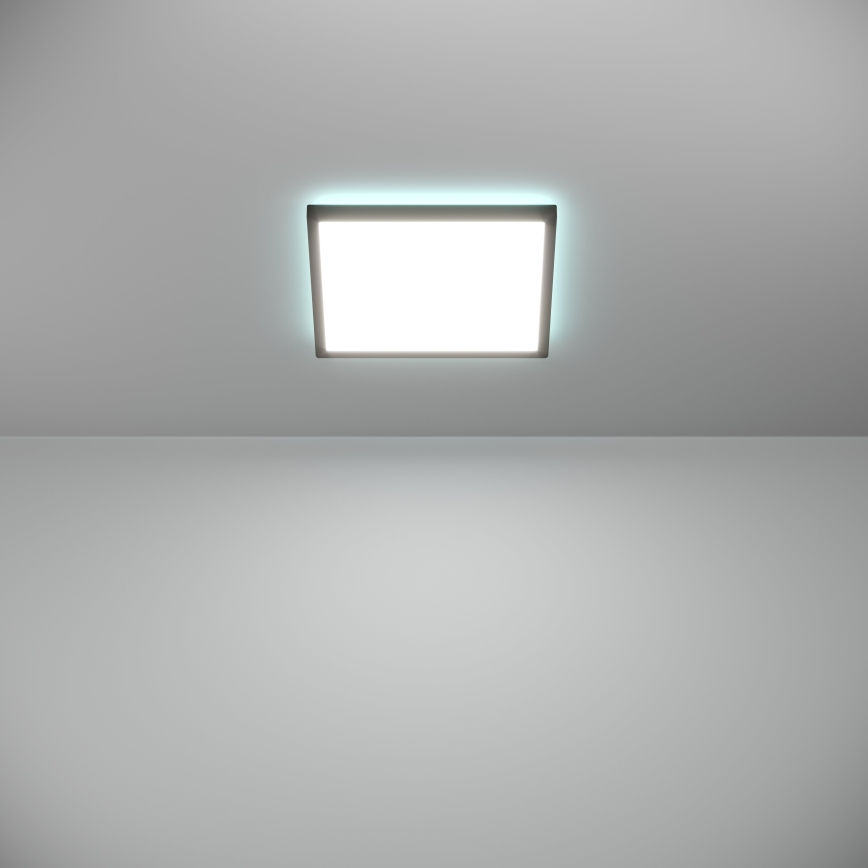 Eglo - LED m. RGBW-farver Loftlampe til badeværelse dæmpbar LED/13,4W/230V 2700-6500K 29x29 cm IP44 sort