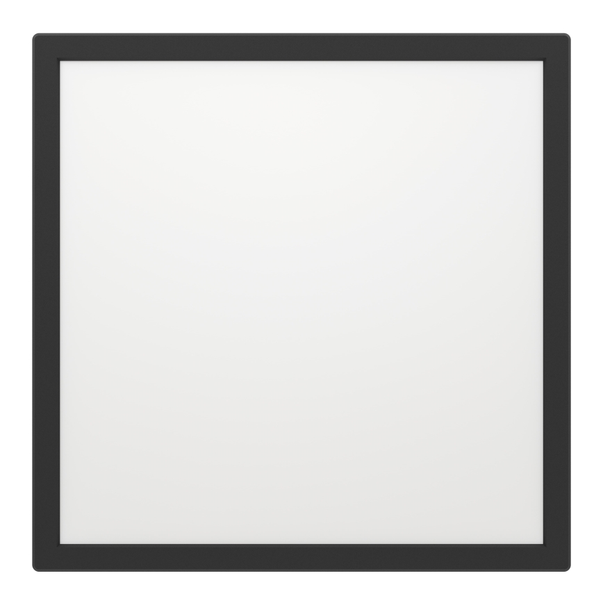 Eglo - LED m. RGBW-farver Loftlampe til badeværelse dæmpbar LED/17,6W/230V 2700-6500K 39x39 cm IP44 sort ZigBee
