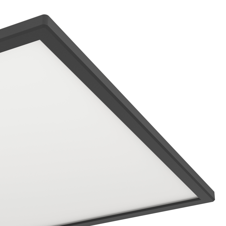 Eglo - LED m. RGBW-farver Loftlampe til badeværelse dæmpbar LED/17W/230V 2700-6500K 50x50cm IP44 sort ZigBee