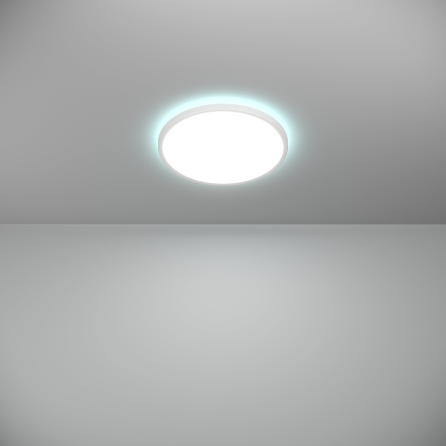 Eglo - LED m. RGBW-farver Loftlampe til badeværelse dæmpbar LED/13,9W/230V 2700-6500K diameter 30 cm IP44 hvid ZigBee