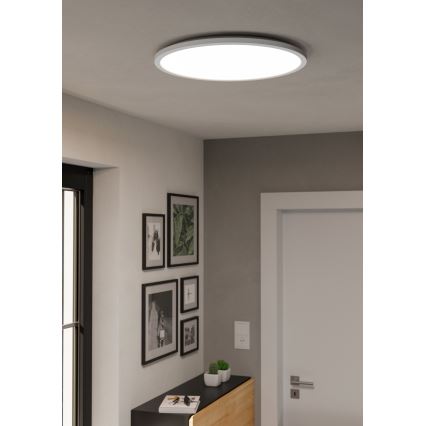 Eglo - LED Loftlampe til badeværelse m. RGBW-farver dæmpbar LED/16,8W/230V 2700-6500K diameter 50 cm IP44 hvid ZigBee