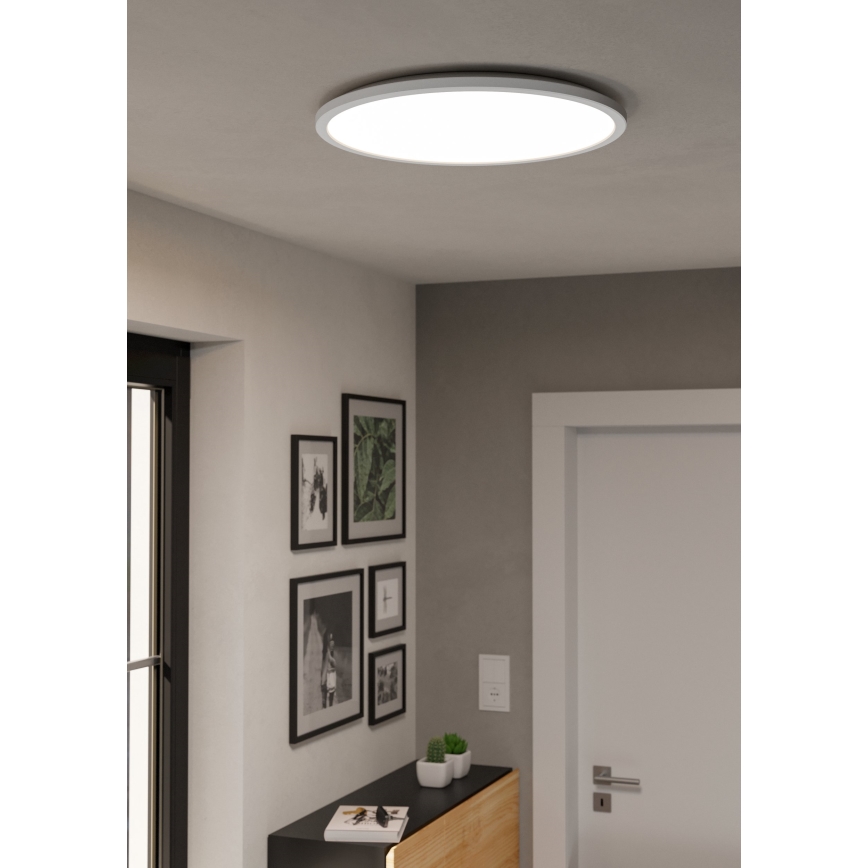 Eglo - LED Loftlampe til badeværelse m. RGBW-farver dæmpbar LED/16,8W/230V 2700-6500K diameter 50 cm IP44 hvid ZigBee