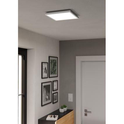 Eglo - LED Loftlampe til badeværelse m. RGBW-farver dæmpbar LED/13,4W/230V 2700-6500K 29x29 cm IP44 hvid ZigBee