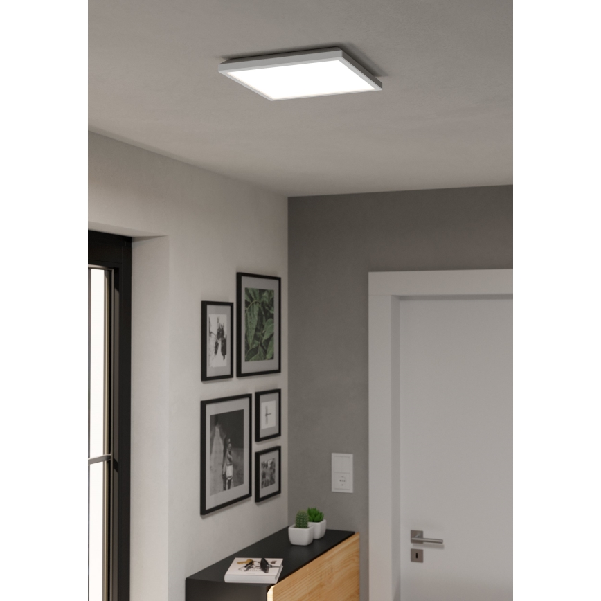 Eglo - LED Loftlampe til badeværelse m. RGBW-farver dæmpbar LED/13,4W/230V 2700-6500K 29x29 cm IP44 hvid ZigBee