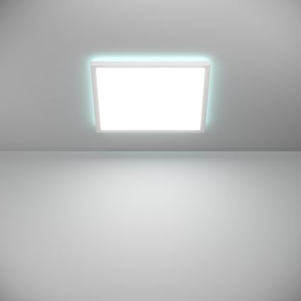 Eglo - LED Loftlampe til badeværelse m. RGBW-farver dæmpbar LED/17,6W/230V 2700-6500K 39x39 cm IP44 hvid ZigBee