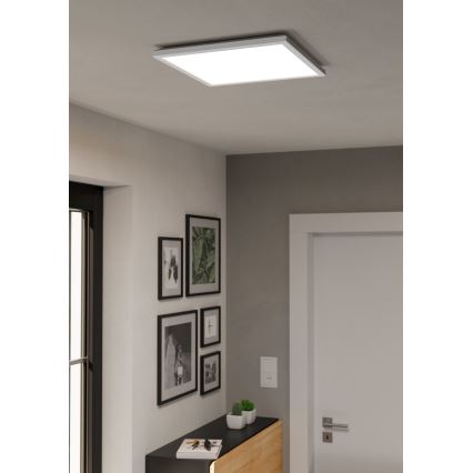 Eglo - LED Loftlampe til badeværelse m. RGBW-farver dæmpbar LED/17,6W/230V 2700-6500K 39x39 cm IP44 hvid ZigBee