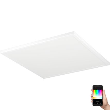 Eglo - LED loftlampe til badeværelse m. RGBW-farver dæmpbar LED/17W/230V 2700-6500K 50x50 cm IP44 hvid ZigBee