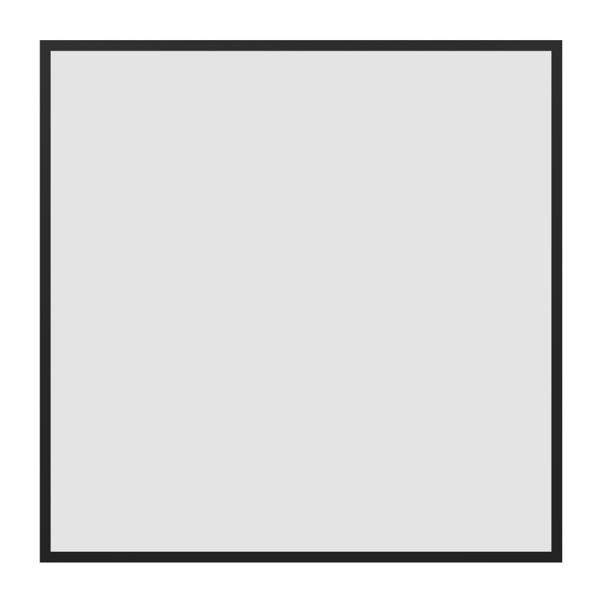 Eglo - LED RGBW, dæmpbart overflademonteret panel, LED/33W/230V, 2700-6500K, 60x60 cm, sort