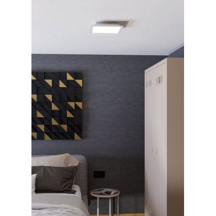 Eglo - LED RGBW Dæmpbar loftlampe LED/14W/230V 2700-6500K 30x30 cm hvid