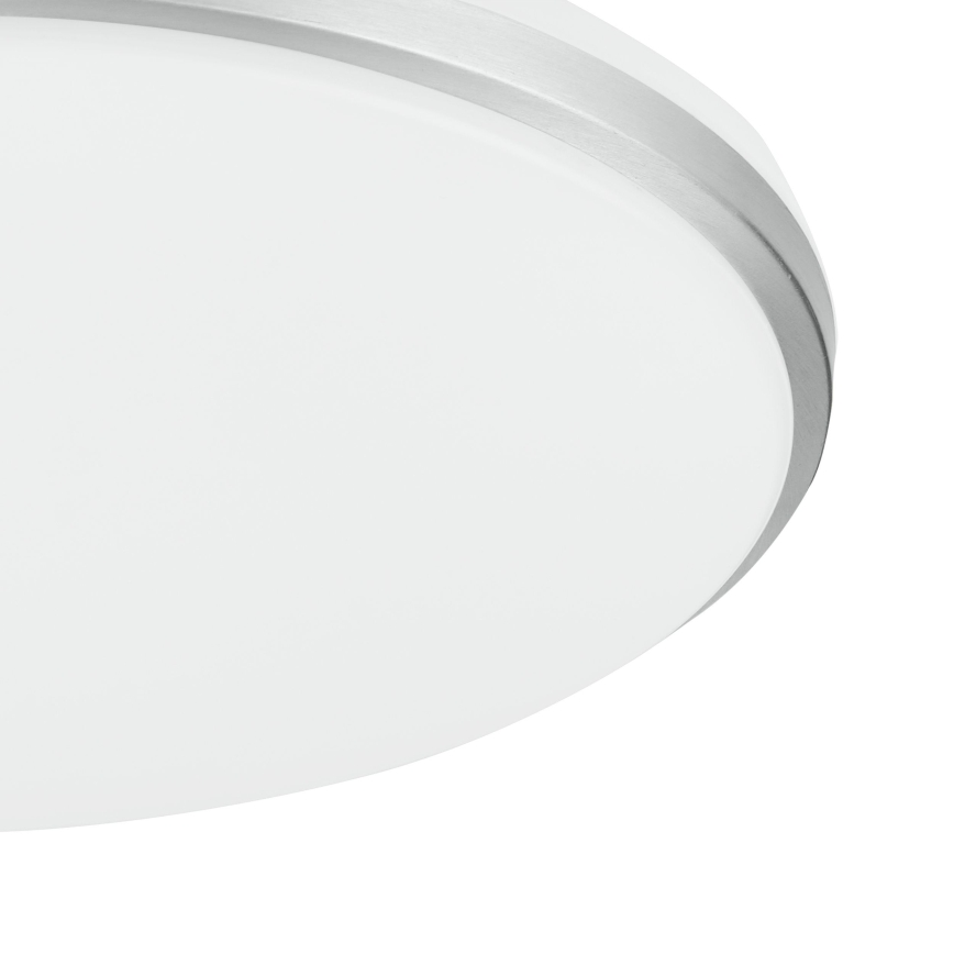 Eglo - LED loftlampe til badeværelse, 18 W, 230 V, 3000/4000/6500 K, IP54, mat krom