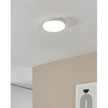 Eglo - LED-loftlampe til badeværelse LED/16,5W/230V 2700/4000/6500K Ø 26 cm IP54 hvid