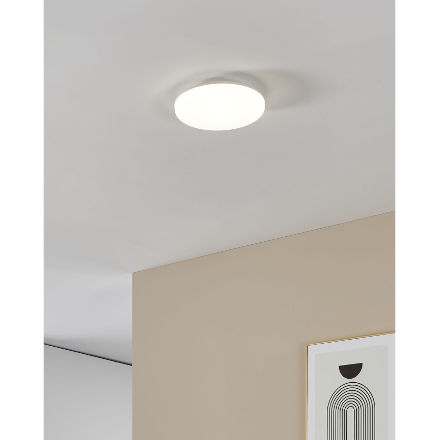 Eglo - LED-loftlampe til badeværelse LED/16,5W/230V 2700/4000/6500K Ø 26 cm IP54 hvid