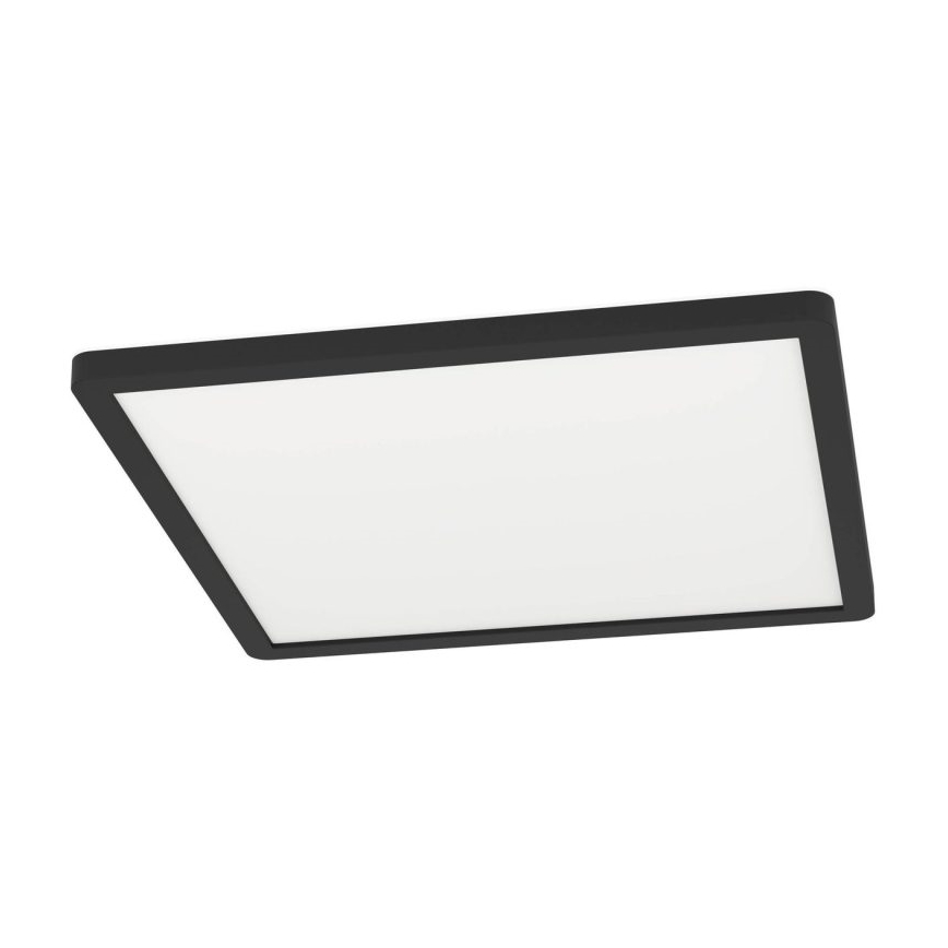 Eglo - LED badeværelsesloftlampe LED/16,4W/230V 29x29 cm IP54 sort