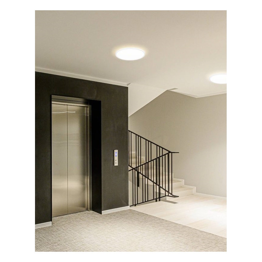 Eglo - LED loftlampe til badeværelset LED/20,2W/230V Ø 39 cm IP54 hvid