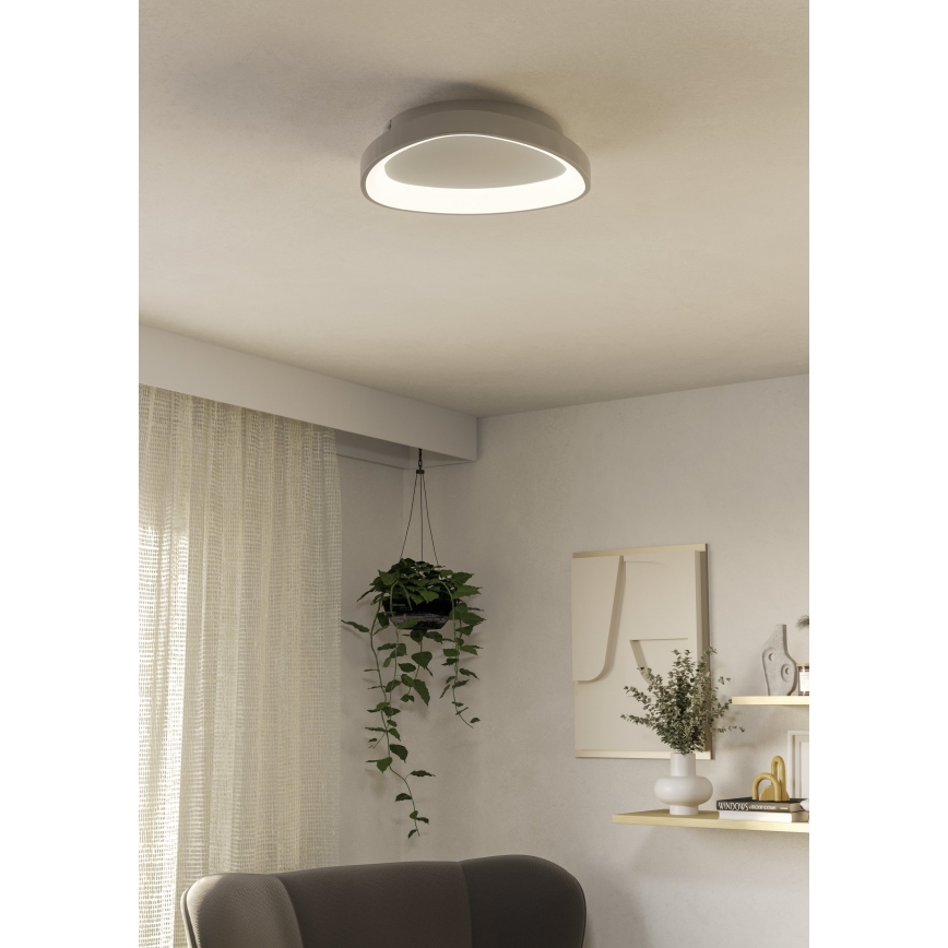 Eglo - LED loftlampe dæmpbar LED/12W/230V 2700-6500K hvid + fjernbetjening