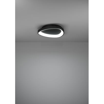 Eglo - LED loftlampe dæmpbar LED/12W/230V 2700-6500K sort + fjernbetjening