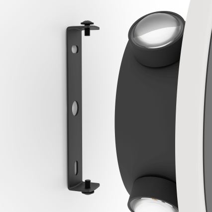 Eglo - LED væglampe LED/12W/230V 3000K diameter 17 cm sort