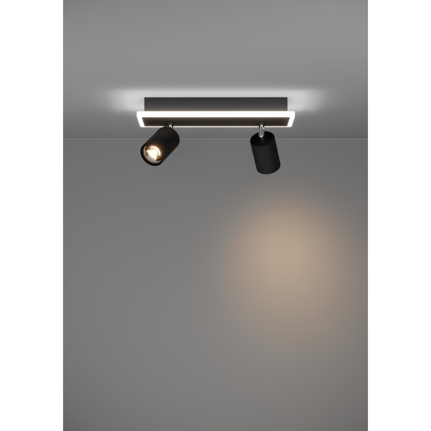 Eglo - LED-spotlampe LED/12W/230V sort