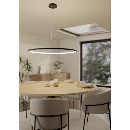 Eglo - LED pendel dæmpbar LED/40W/230V 2700-6500K sort + fjernbetjening
