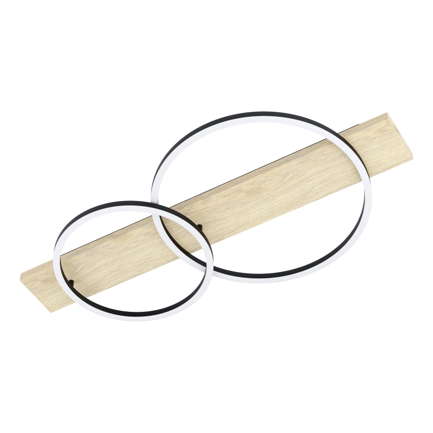 Eglo - LED loftlampe 2xLED/12W/230V 3000K beige/sort