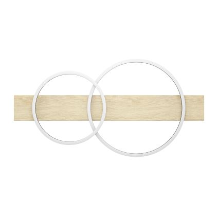 Eglo - LED loftlampe 2xLED/12W/230V 3000K beige/sort