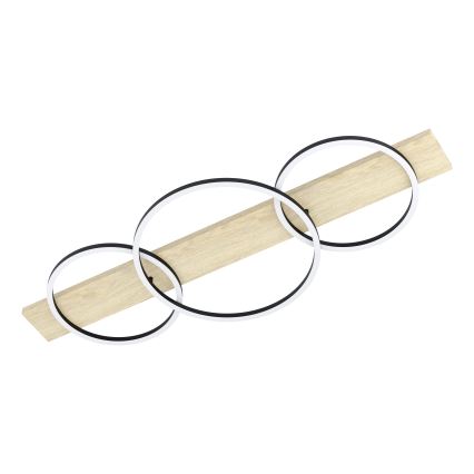 Eglo - LED loftlampe 3xLED/12W/230V 3000K beige/sort