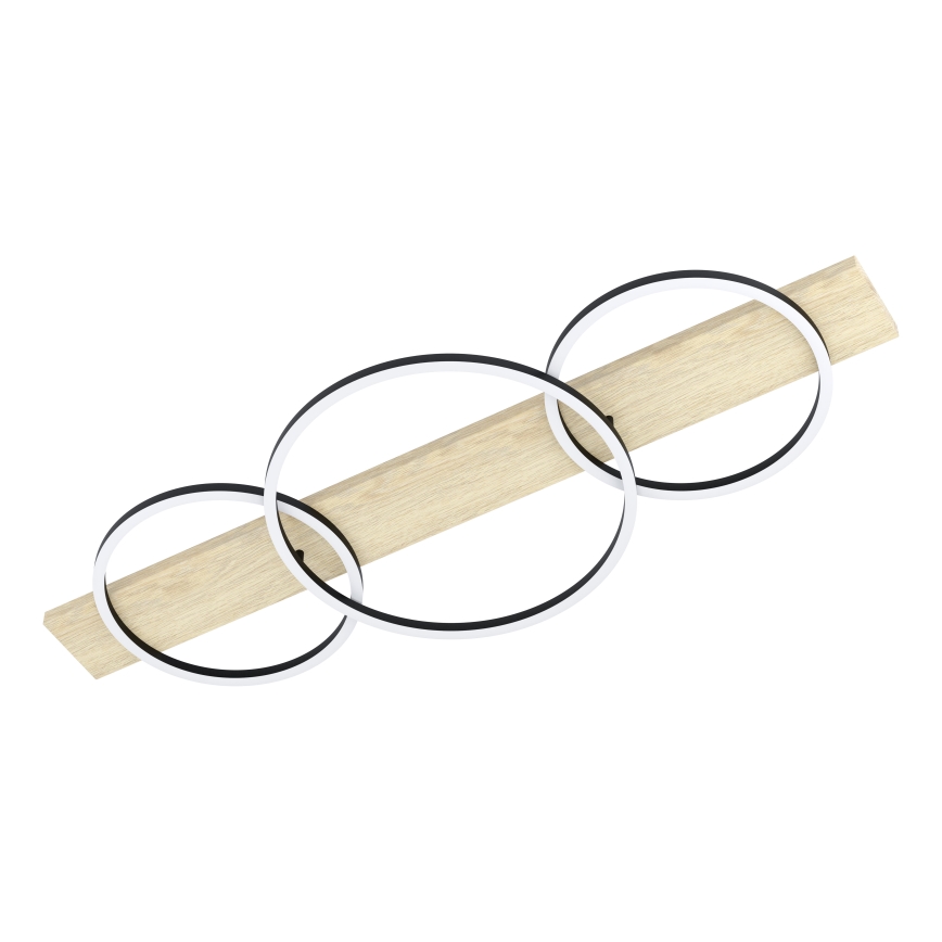 Eglo - LED loftlampe 3xLED/12W/230V 3000K beige/sort