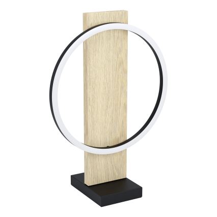 Eglo - LED bordlampe LED/12W/230V 3000K beige/sort