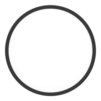 Eglo - LED RGBW dæmpbar badeværelsesloftlampe LED/17,5W/230V 2700-6500K Ø 39,9 cm IP44 sort