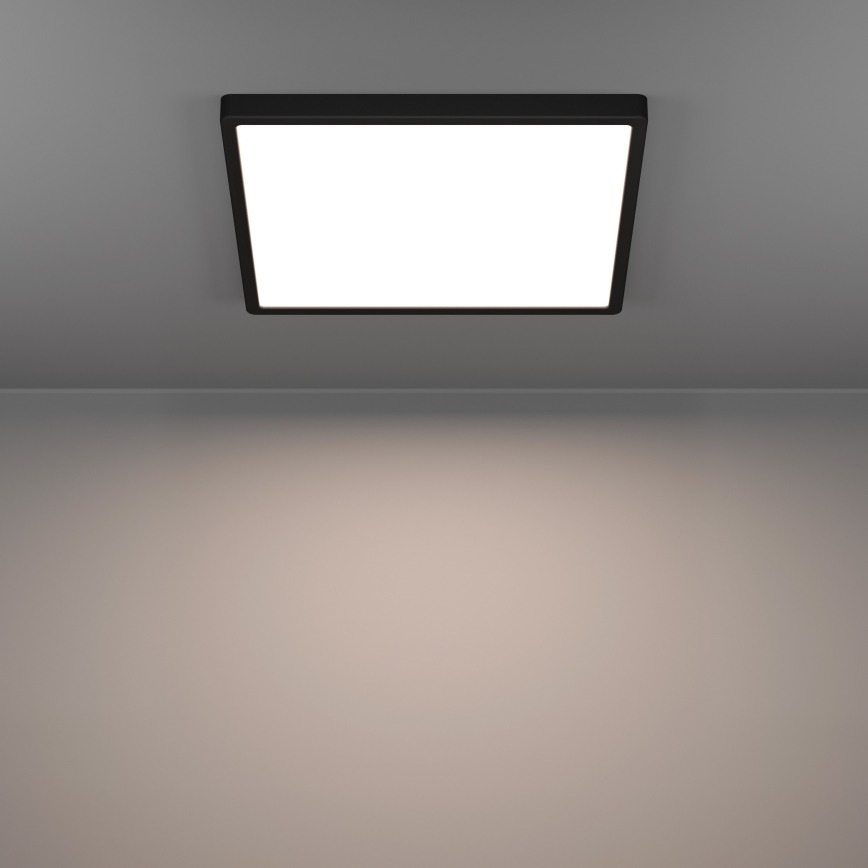 Eglo - LED RGBW dæmpbar loftlampe til badeværelse LED/17,8W/230V 2700-6500K Ø 39,9 cm IP44 sort